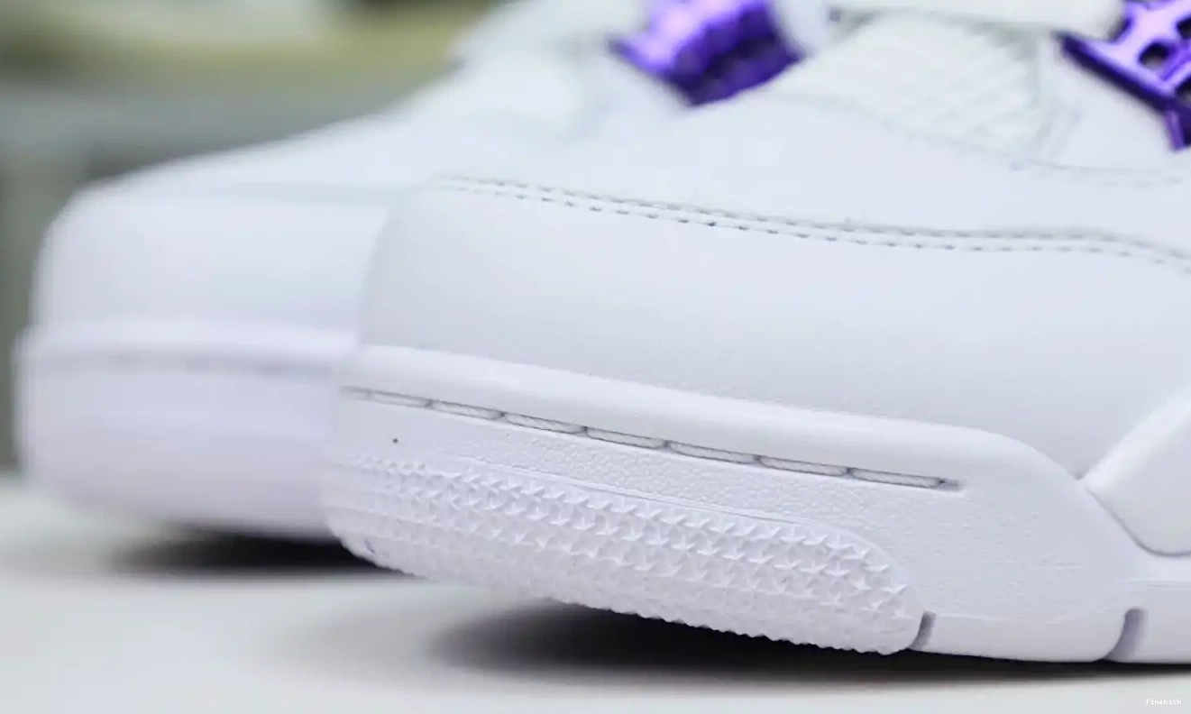 4 AIR PURPLE JORDAN METALLIC 0531